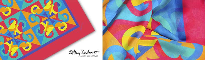Artist-designer-custom-scarves-in-silk-chiffon-screen-printed-by-anne-touraine-usa