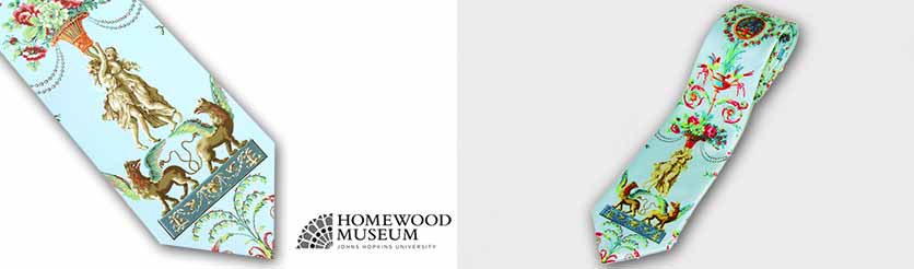 Museum-custom-ties-bowties-in-silk-twill-digital-printed-by-anne-touraine-usa