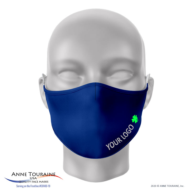 CUSTOM-PRINTED FACE MASKS by ANNE TOURAINE USA